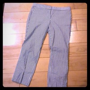 NWOT J. Crew pinstripe chinos